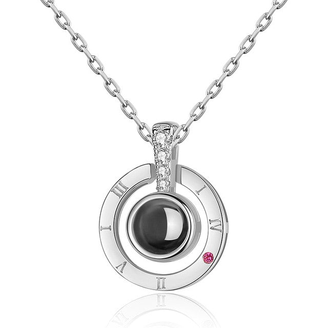 Projection Necklace With Gift Box, Gifts for Her